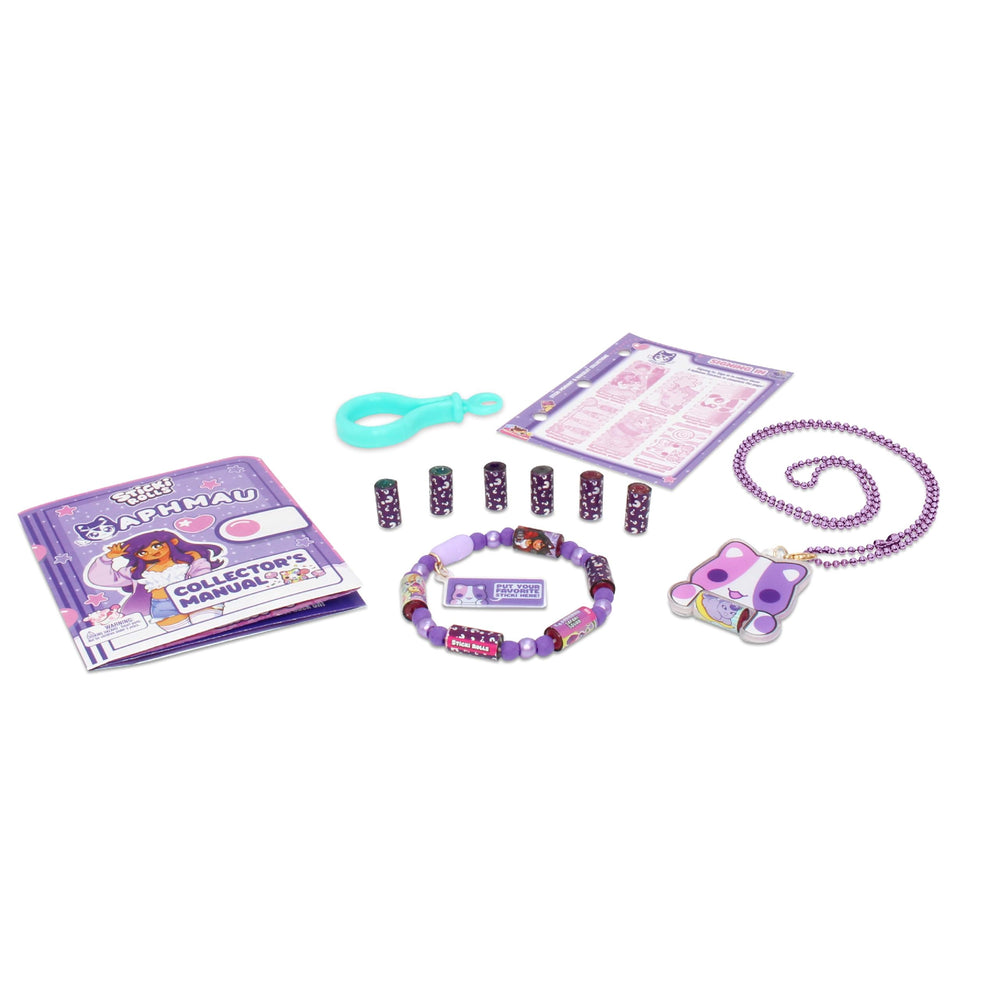 Sticki Rolls 12-stickrolls inside pack with diverse designs for swap-friendly fun.