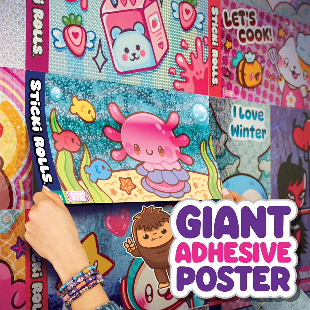 Sticki Rolls Jumbo Stickies make a delightful gift for kids aged 5 and up.