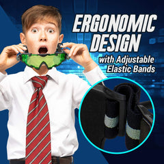 Sticky Lil Fingers soft nose pad for comfortable all-day wear during play.