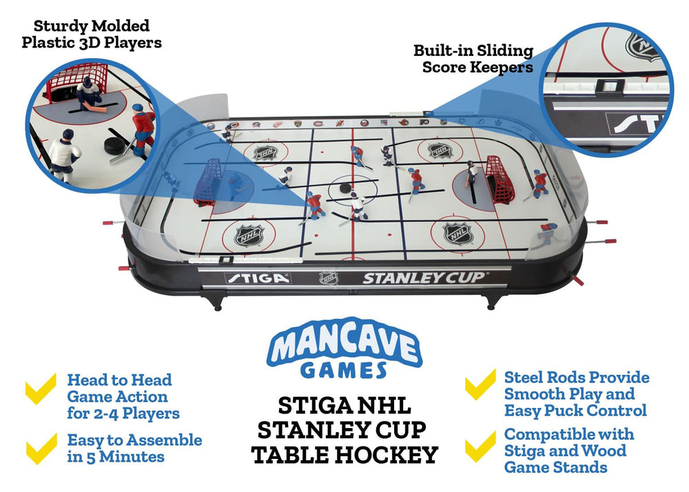 STIGA Stanley Cup 3T side panel detail highlighting authentic graphics and durability