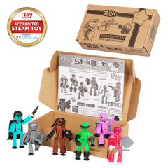 StikBot Off the Grid Clint figure ready for cinematic stop-motion scenes.