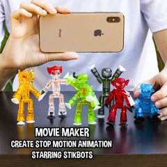 StikBot Zing Monsters Grim poseable figure for dramatic scenes.
