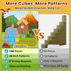 Stlloys 8-magnet cubes enable stable constructions and creative engineering