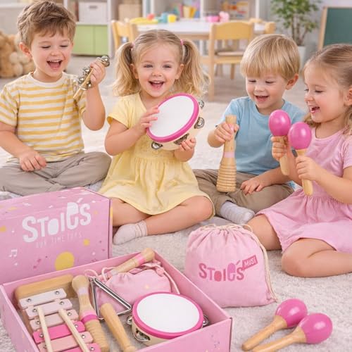 Stoie's Montessori-inspired set supports independent exploration and creativity.