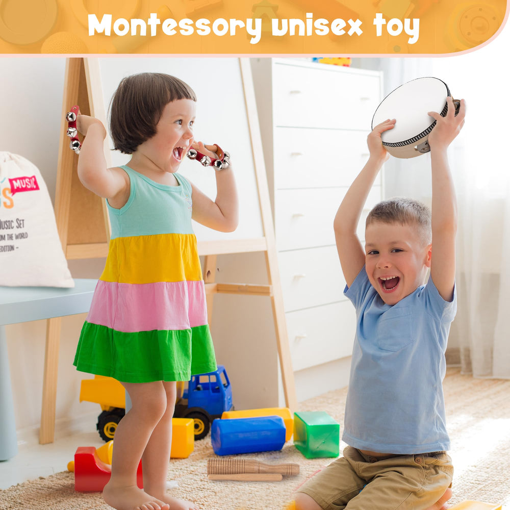 Stoie's wooden toddler cymbals for vibrant claps and sounds