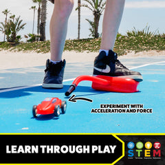 Stomp Rocket indoors and outdoors play setup for flexible fun