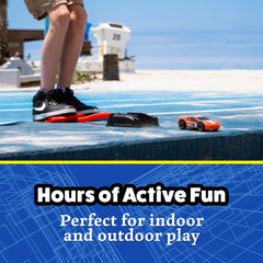 Stomp Rocket decals for playful design before racing sessions