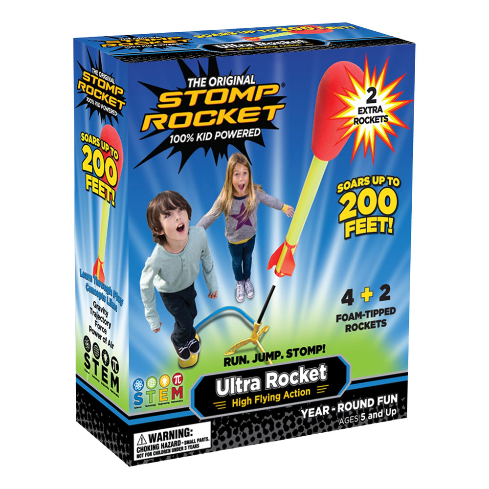 Stomp Rocket Ultra launcher assembled for epic outdoor launches