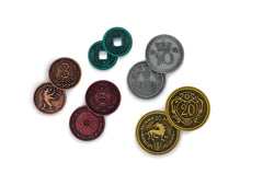 Stonemaier metal coins for Scythe bronze 3 coin adds weight and presence.