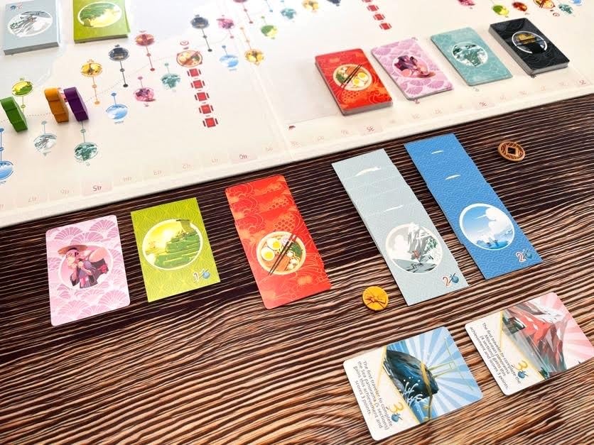 Stonemaier Tokaido Solo Pack Automa action card visuals guide turns