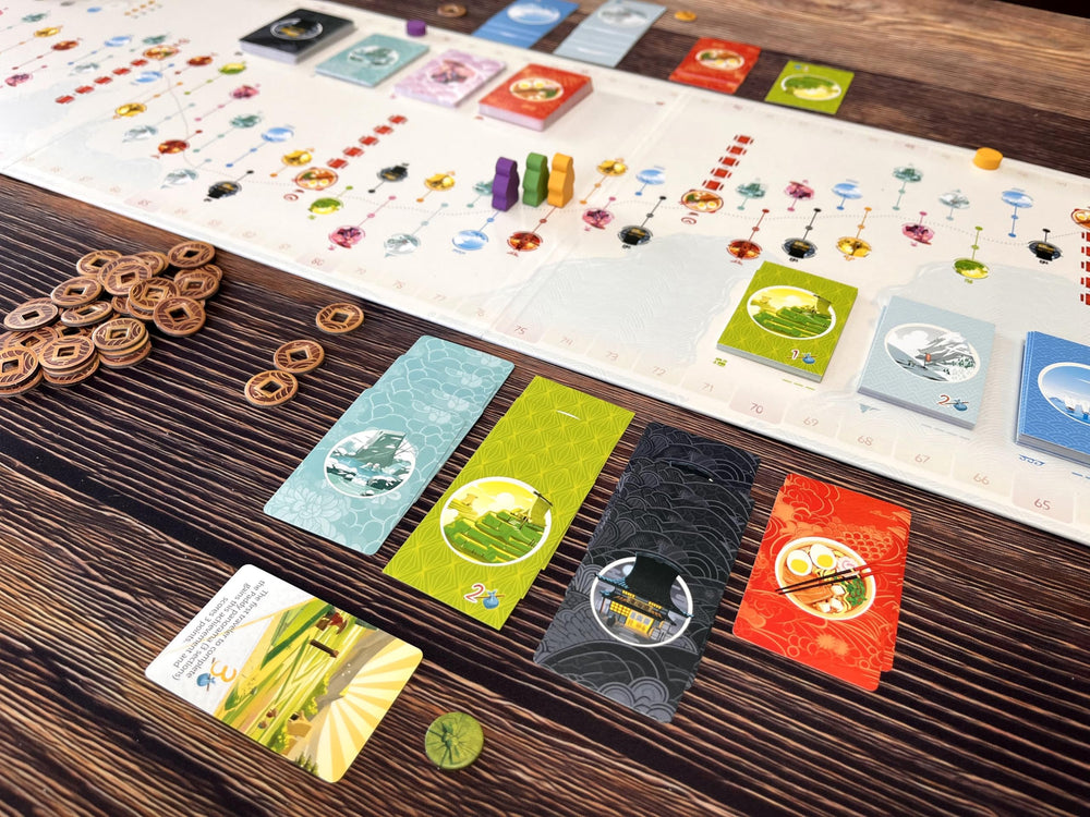 Stonemaier Tokaido Solo Pack panoramas highlight scenic stops