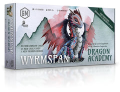 Stonemaier Wyrmspan expansion box showcasing new dragons and components for immersive play