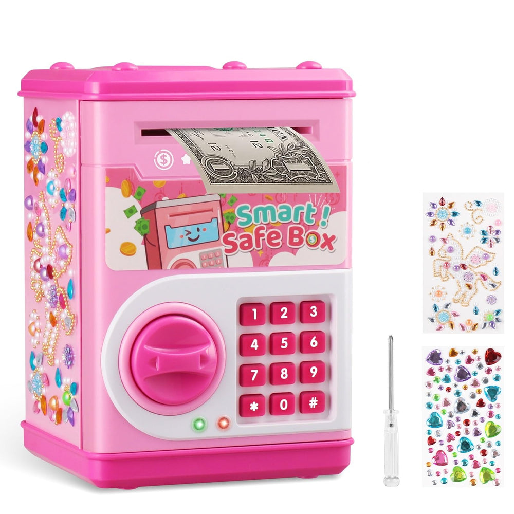 STOPKLAS Piggy Bank showing the top deposit slot for easy saving.