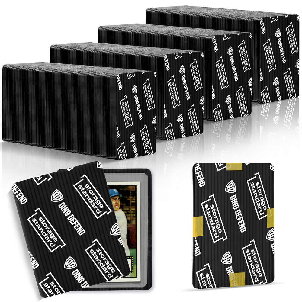 Storage Standard Ding Defend protector in black outer shell protects cards during shipping