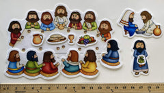 Story Time Felts Easter Deluxe Judas betrayal piece highlights a key event