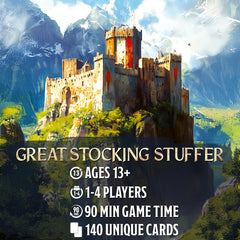 Storycaster Fantasy I Starter Deck prompts illustrate character and plot ideas.