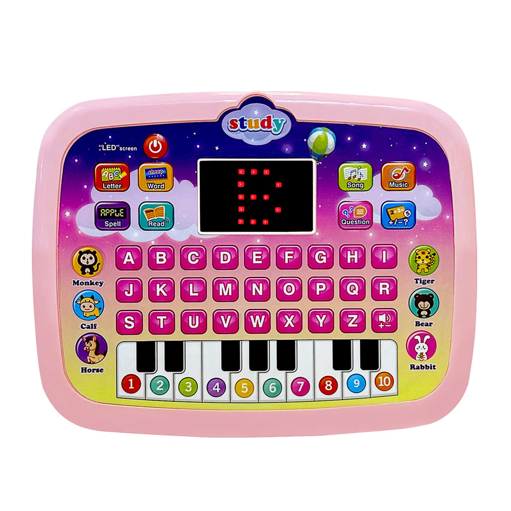 STOULKD Kid Tablet requires 3 AA batteries for power.