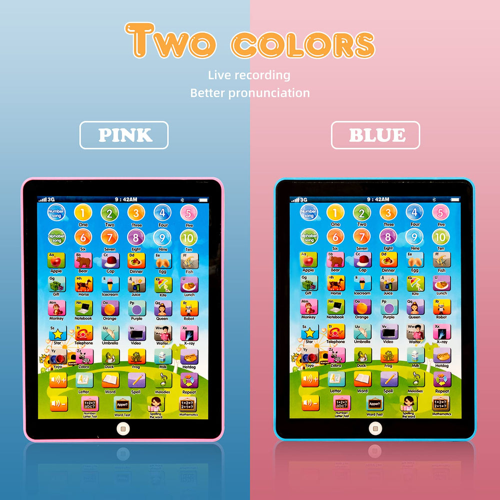 STOULKD learning pad letters demonstrates interactive letter learning for kids.