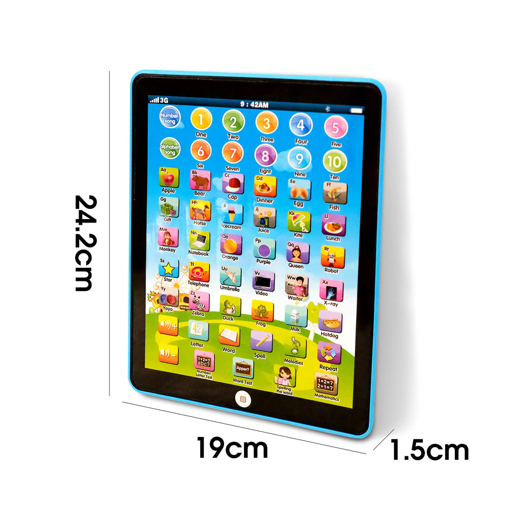STOULKD touch-activated letters help build vocabulary and memory.