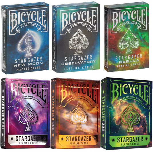 Straight Poker Supplies Bicycle Stargazer New Moon deck for magic and cardistry
