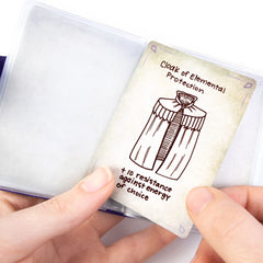 Stratagem Pocket Compendium artifact reference cards handy for item tracking.