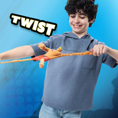 Stretch Armstrong in an action-ready pose ready for playful battles.