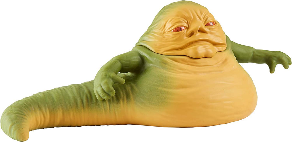 Stretch Armstrong Jabba the Hutt while playing with friends during Star Wars fun.