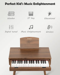 STRICH piano stand with drawer design doubles as a compact study desk