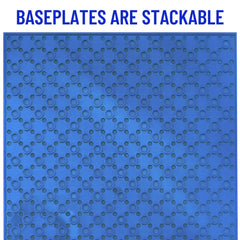 Strictly Briks rainbow baseplates in 6x6 inches for colorful landscapes