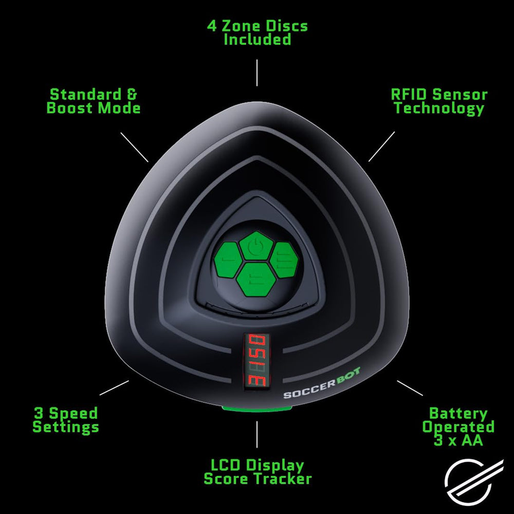 Strikesphere Soccer Bot versatile training area adapts to rooms