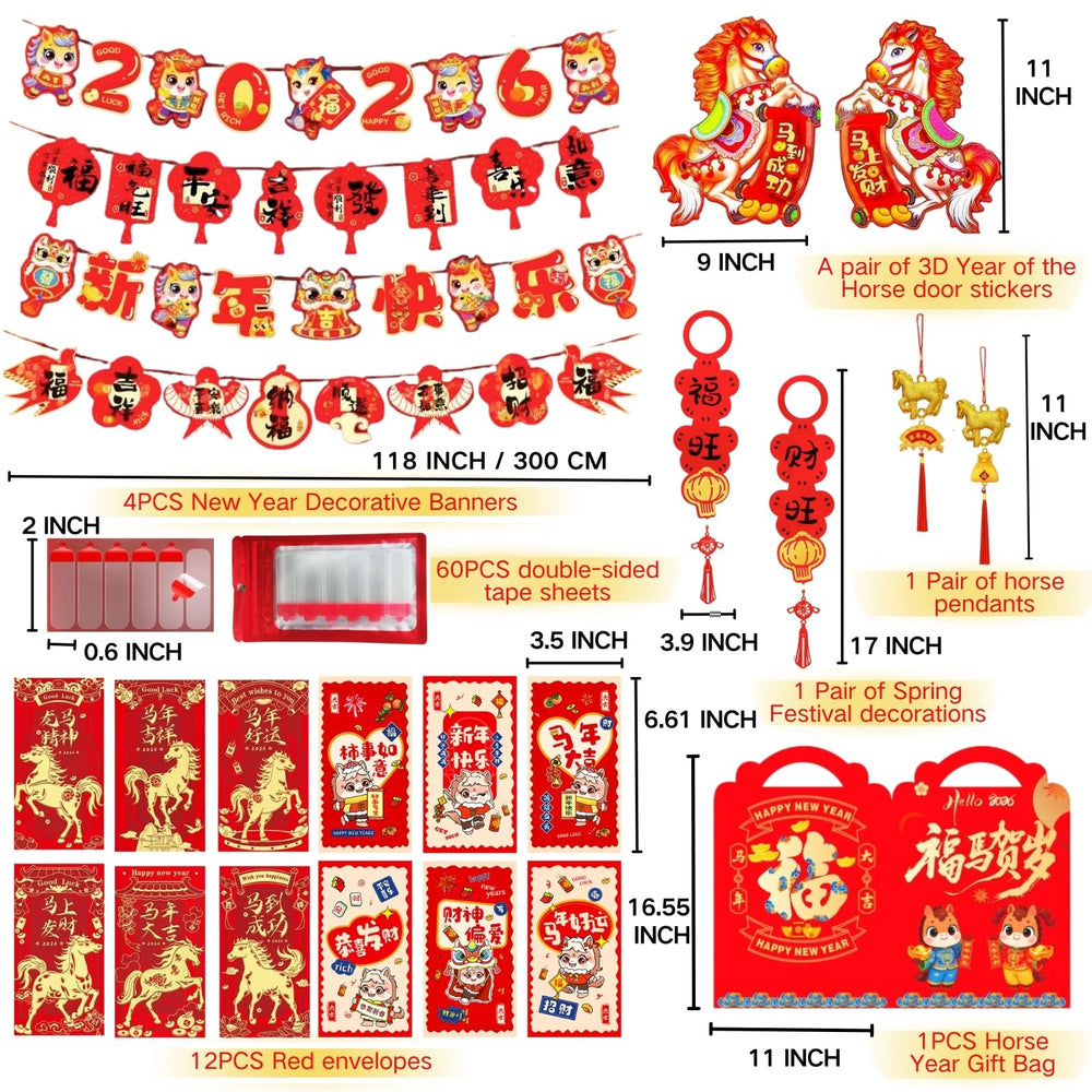 Strolfay Dragon Year door stickers bold entrance accents