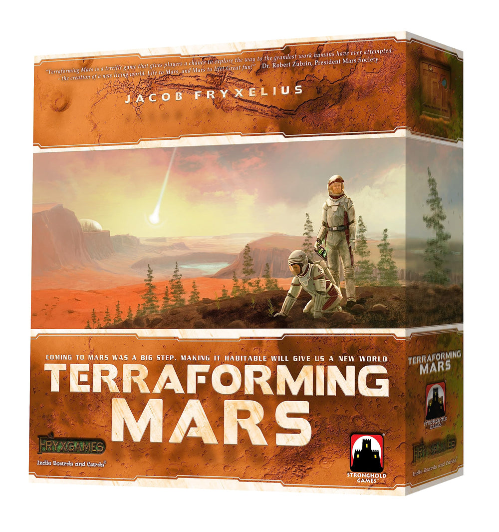 Stronghold Games Terraforming Mars board game cover inviting strategic play