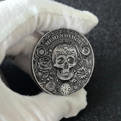 Clear coin case protects the piece while enabling elegant display.