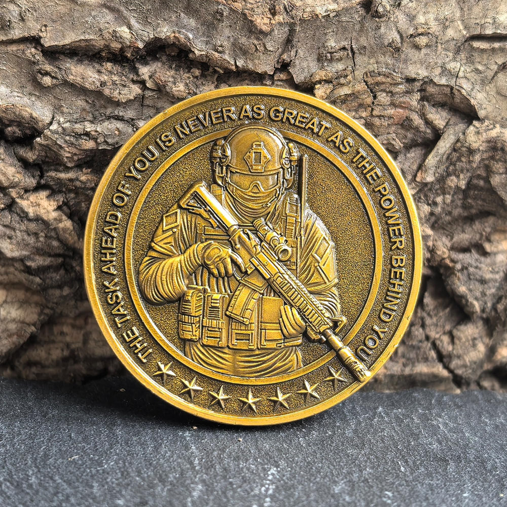 Strugglejewelry coin engraving close-up highlighting craftsmanship
