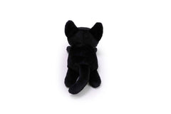 Close-up of fur detail on Jiji beanbag plush emphasizing plush feel