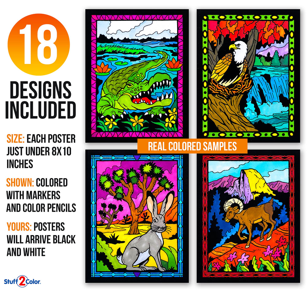 Stuff2Color velvet posters with raised edges minimize mistakes.