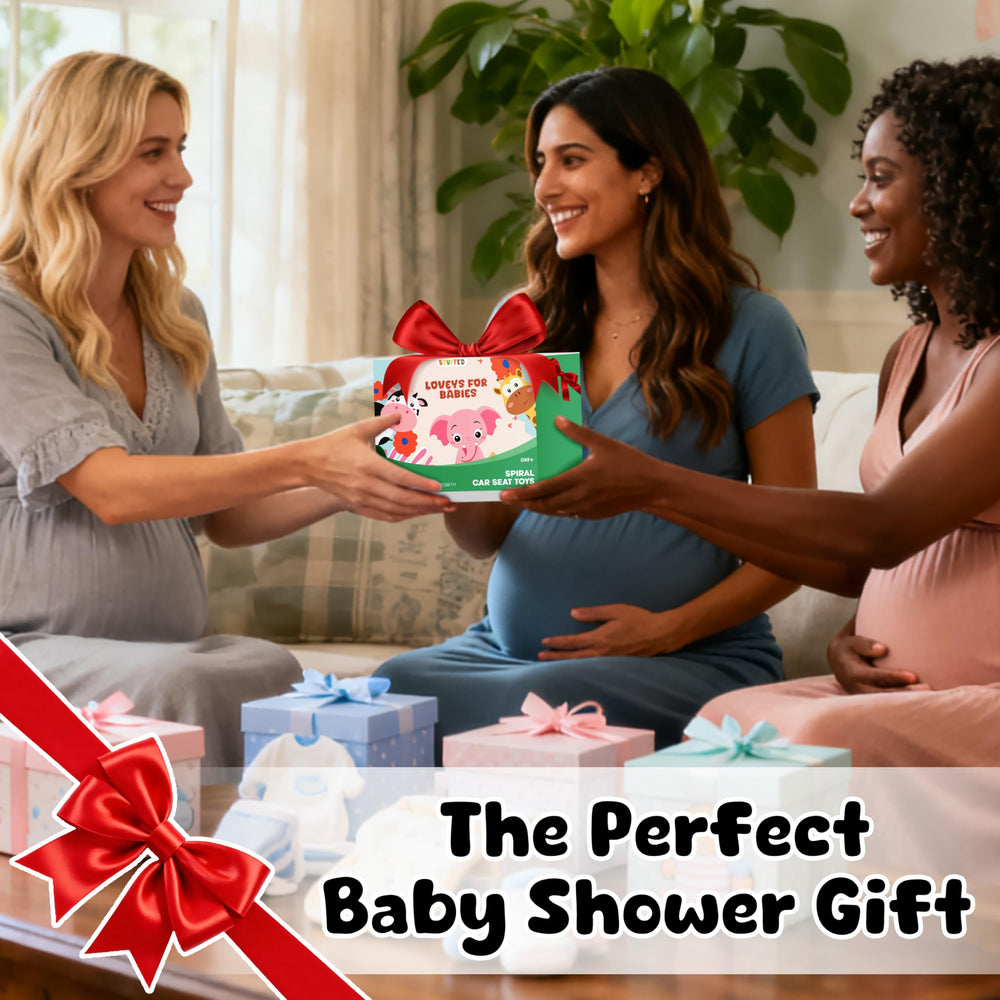 Stuffed BPA-free soft cotton baby toy ensures gentle, safe play.