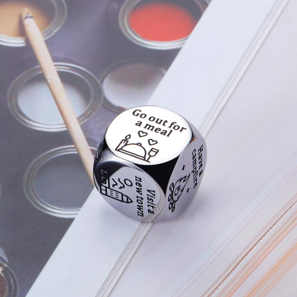STUNFASSOO engraved activities dice with clear lettering for quick decisions.