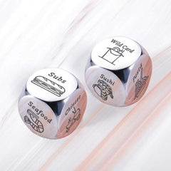 STUNFASSOO Food Decision Dice ideal for couple date nights