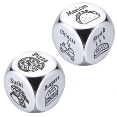 STUNFASSOO Food Decision Dice two dice set for quick dinner decisions