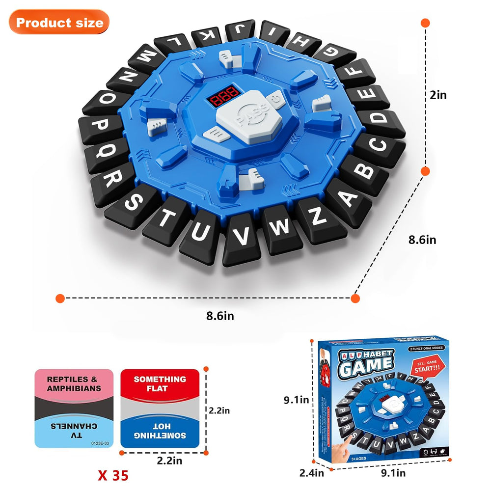 StyleBoon Alphabet Game with letters and categories sparks fast thinking