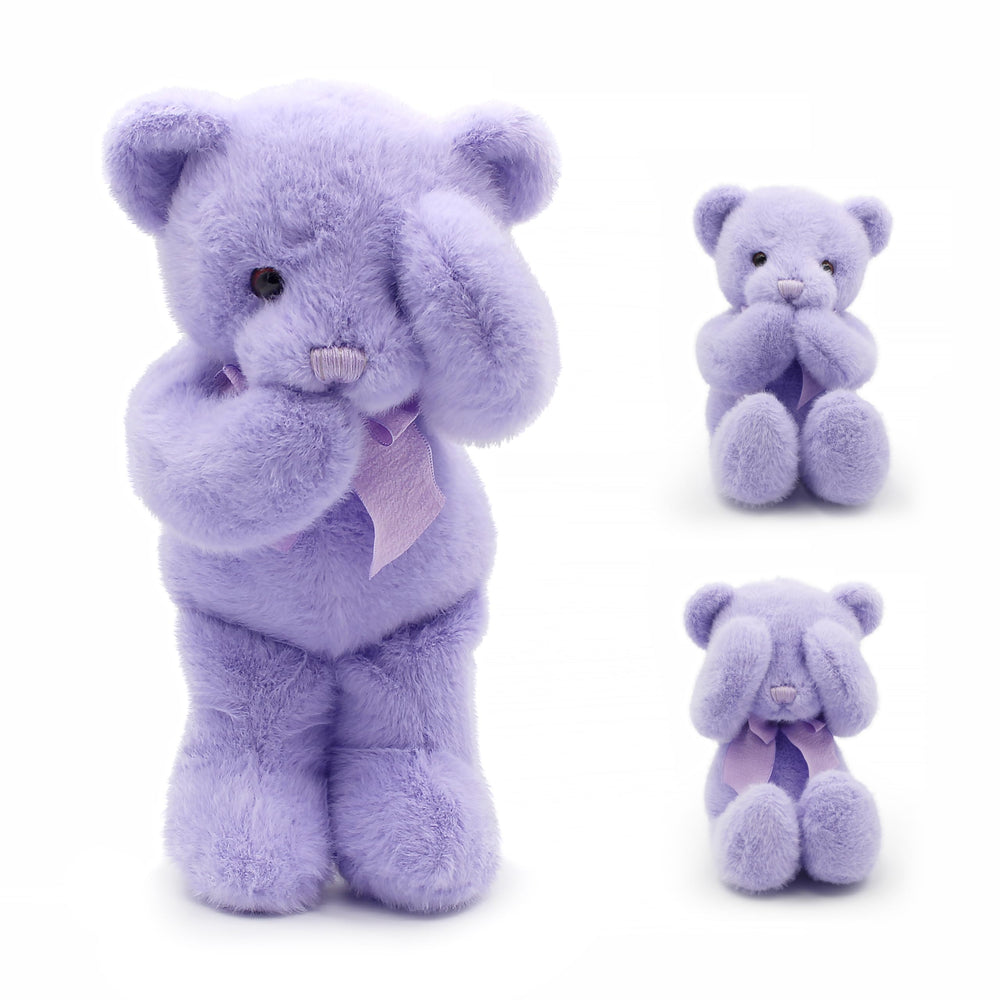 suepcuddly 12-inch magnet teddy bear with poseable joints for creative posing