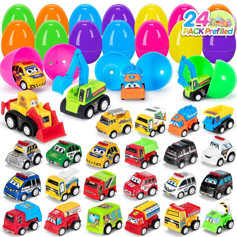 SUGFUT 24 prefilled Easter eggs ready for quick gifting.
