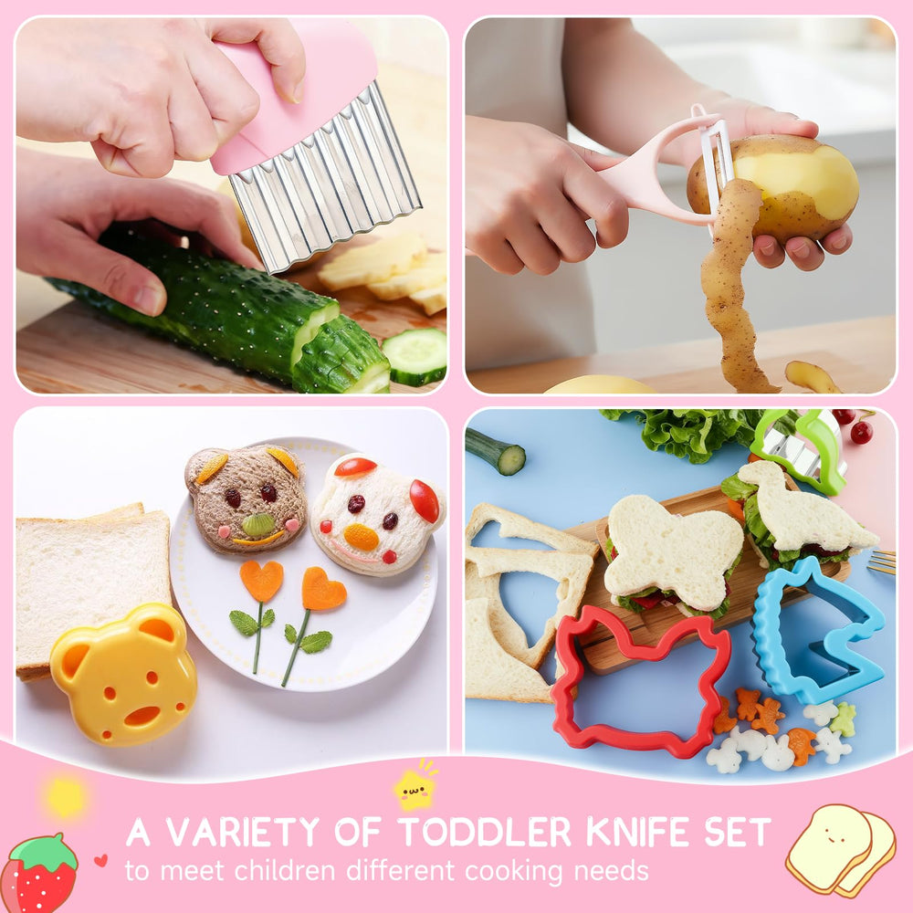 Suhctuptx animal forks and plant forks suitable for tiny hands