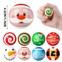 Suhine Christmas stress ball Santa pattern for playful fidgeting at work