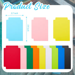 Suilung dividers with writable label area for quick card classification