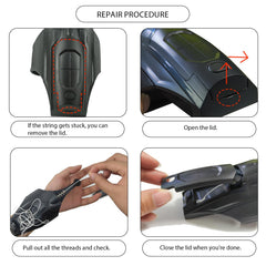 SUIZU Web Shooters retractor switch for easy, tool-free operation.
