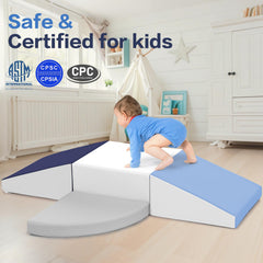 Sumbababy foam blocks ramps encouraging climbing practice and confidence.