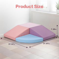 Sumbababy blocks in purple and pink invite imaginative, active play