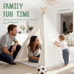 Sumbababy Teepee Tent with lights creates cozy sleepover ambiance for kids